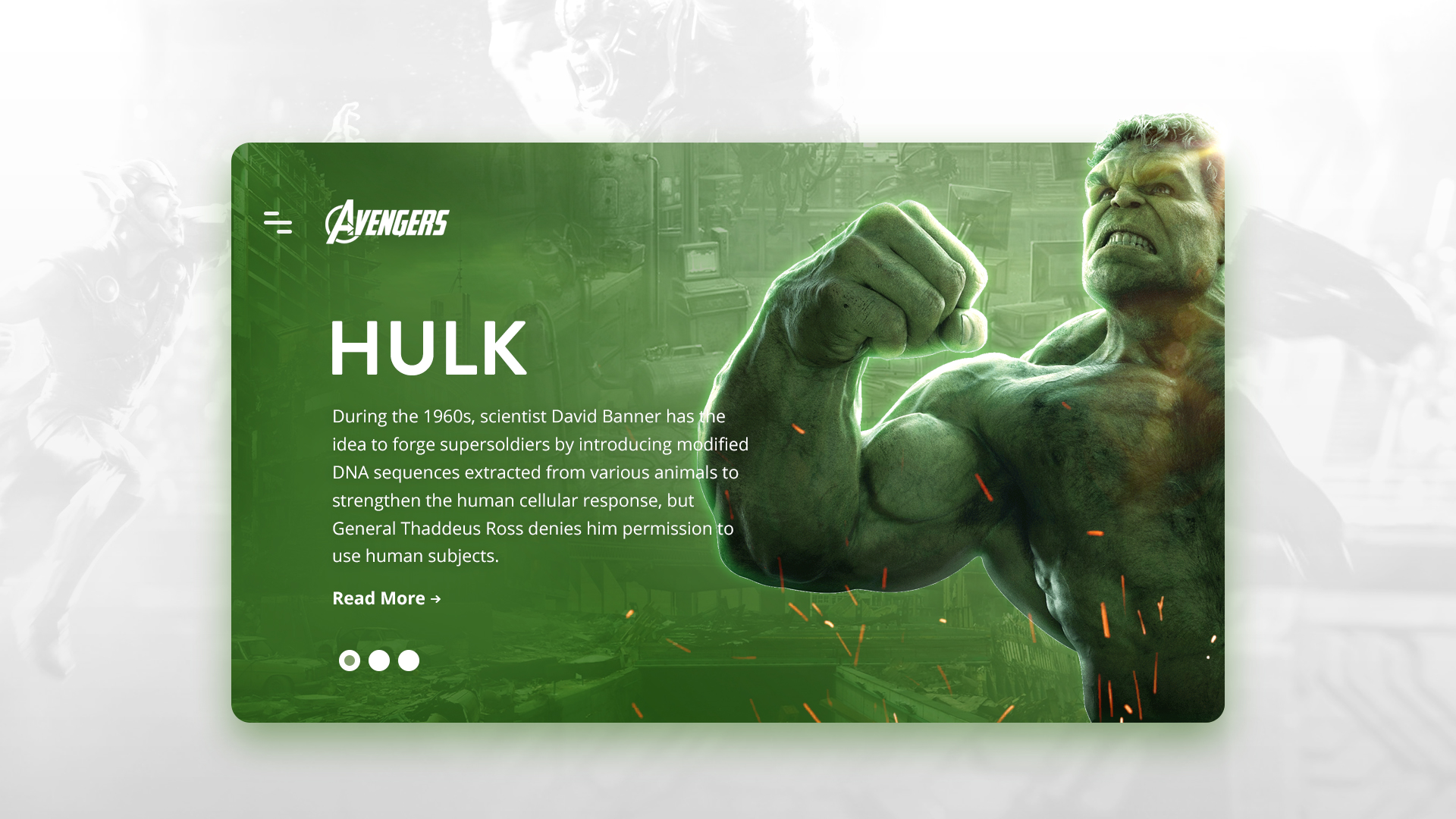 Creative Designs - Avengers Hulk  - Ruben Cespedes