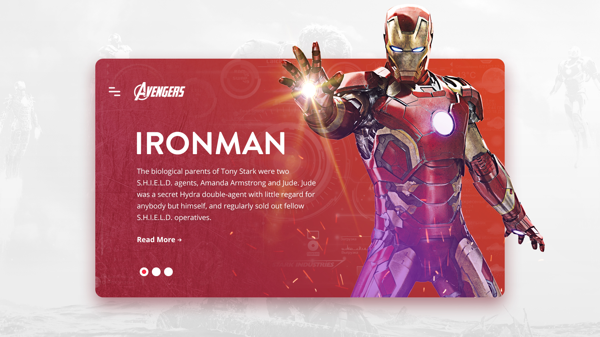 Creative Designs - Avengers Ironman  - Ruben Cespedes