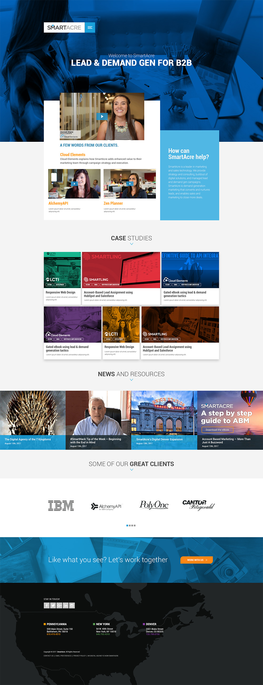 Digital Design Agency Website Redesign