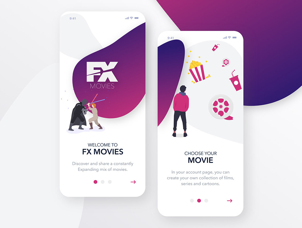 Creative Designs  - Movie Theater Mobile App