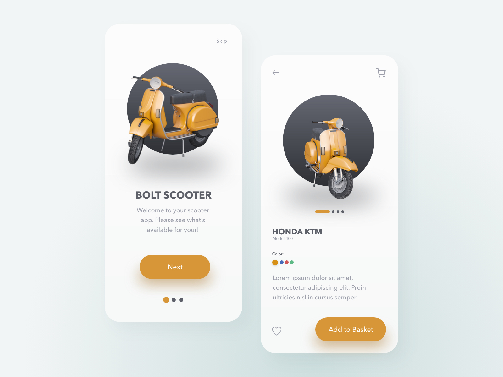 Minimalist App Design | Mobile App Concept | Designed by Ruben Cespedes