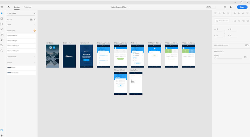 Follett Ice UI Design