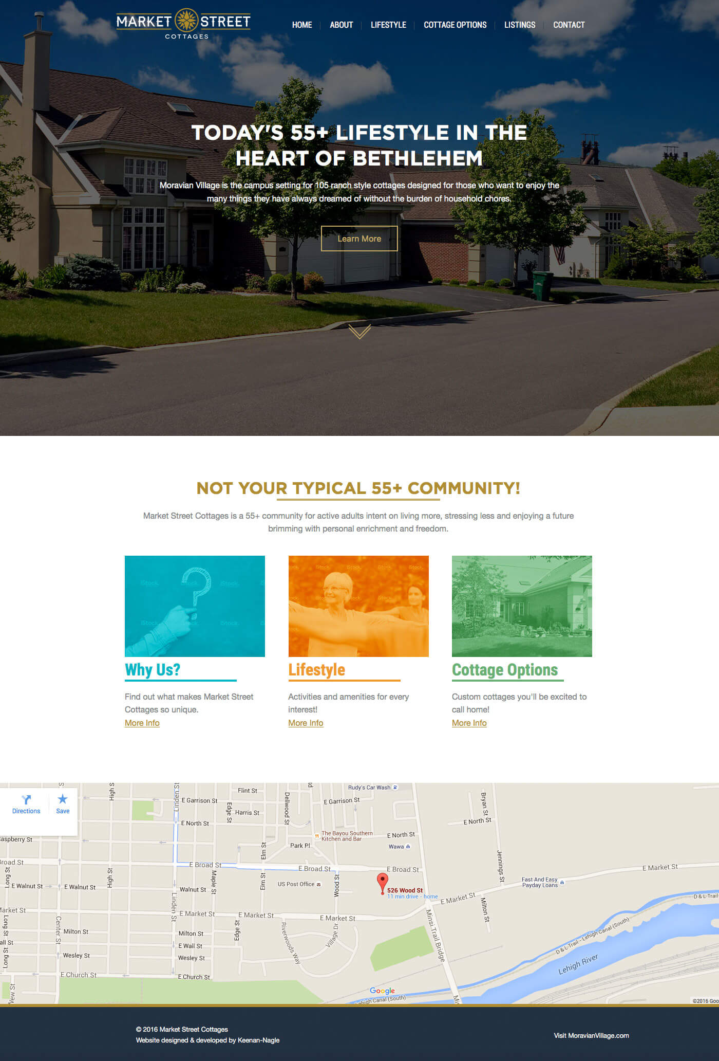 Market Street Cottages Website